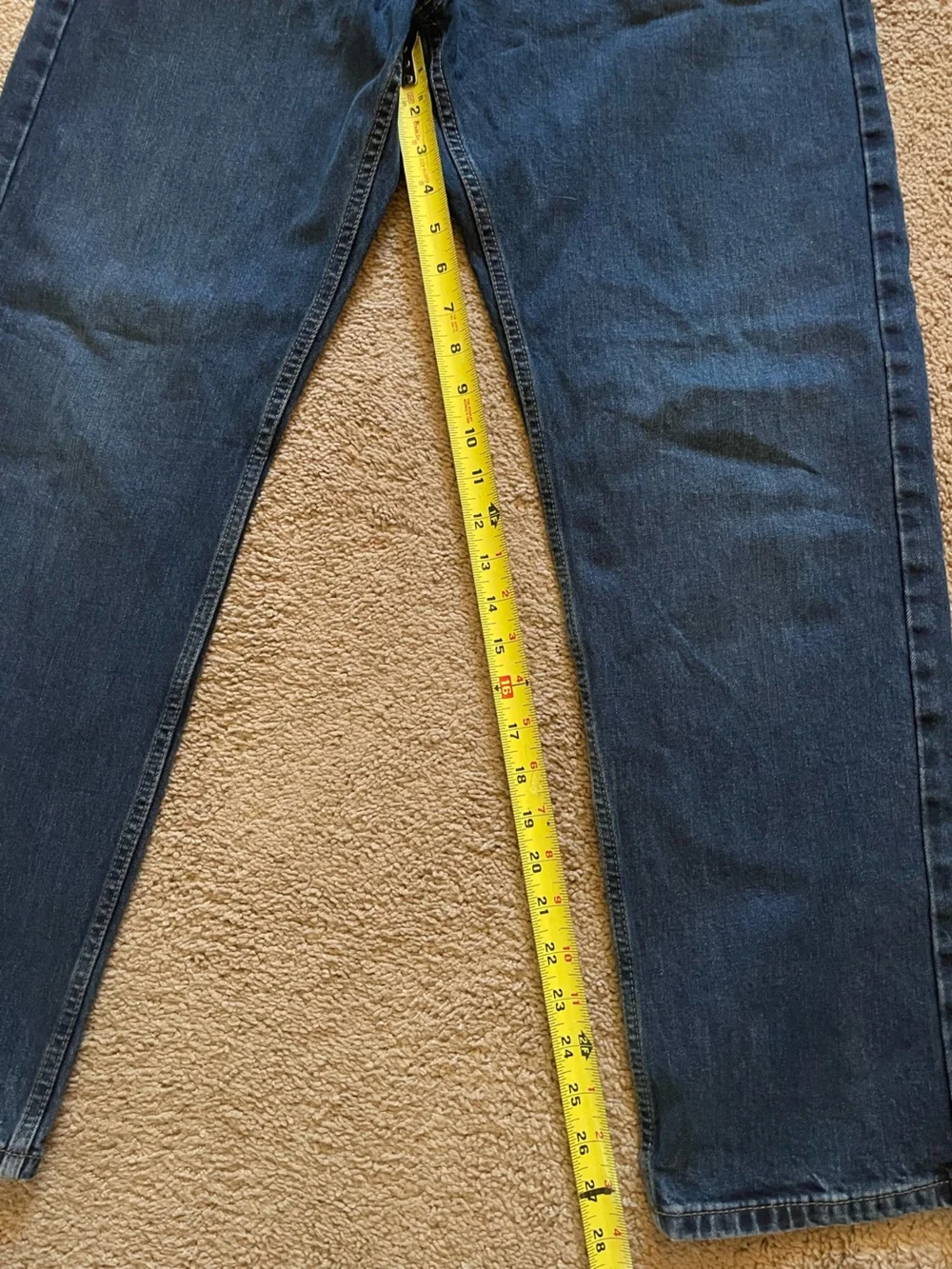 Levi's Dark Blue Straight Leg Men's Jeans